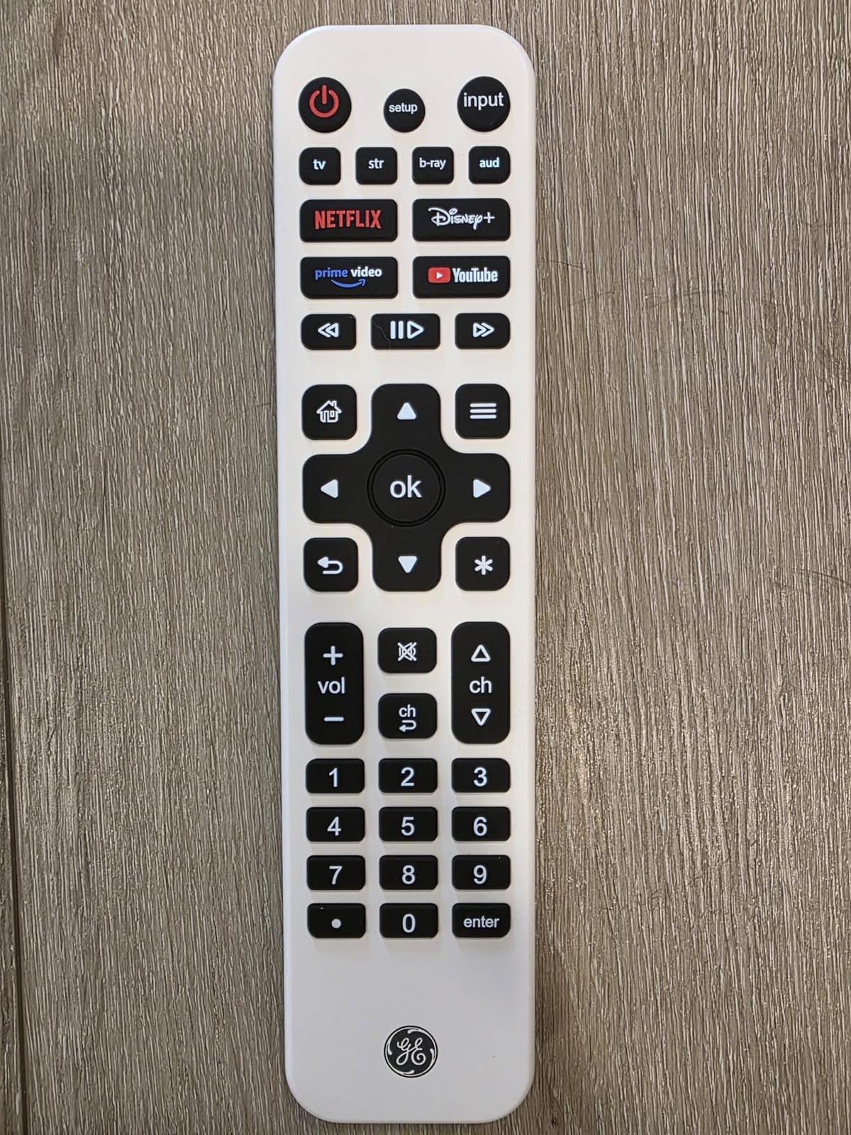 GE Rechargeable TV Remote Control, Universal Remote Control, Backlit customer photo 1