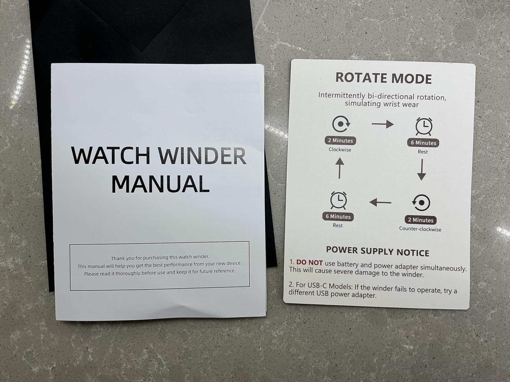 Watch Winder for Automatic Watches: Automatic Single Watch Winder Box customer photo 1