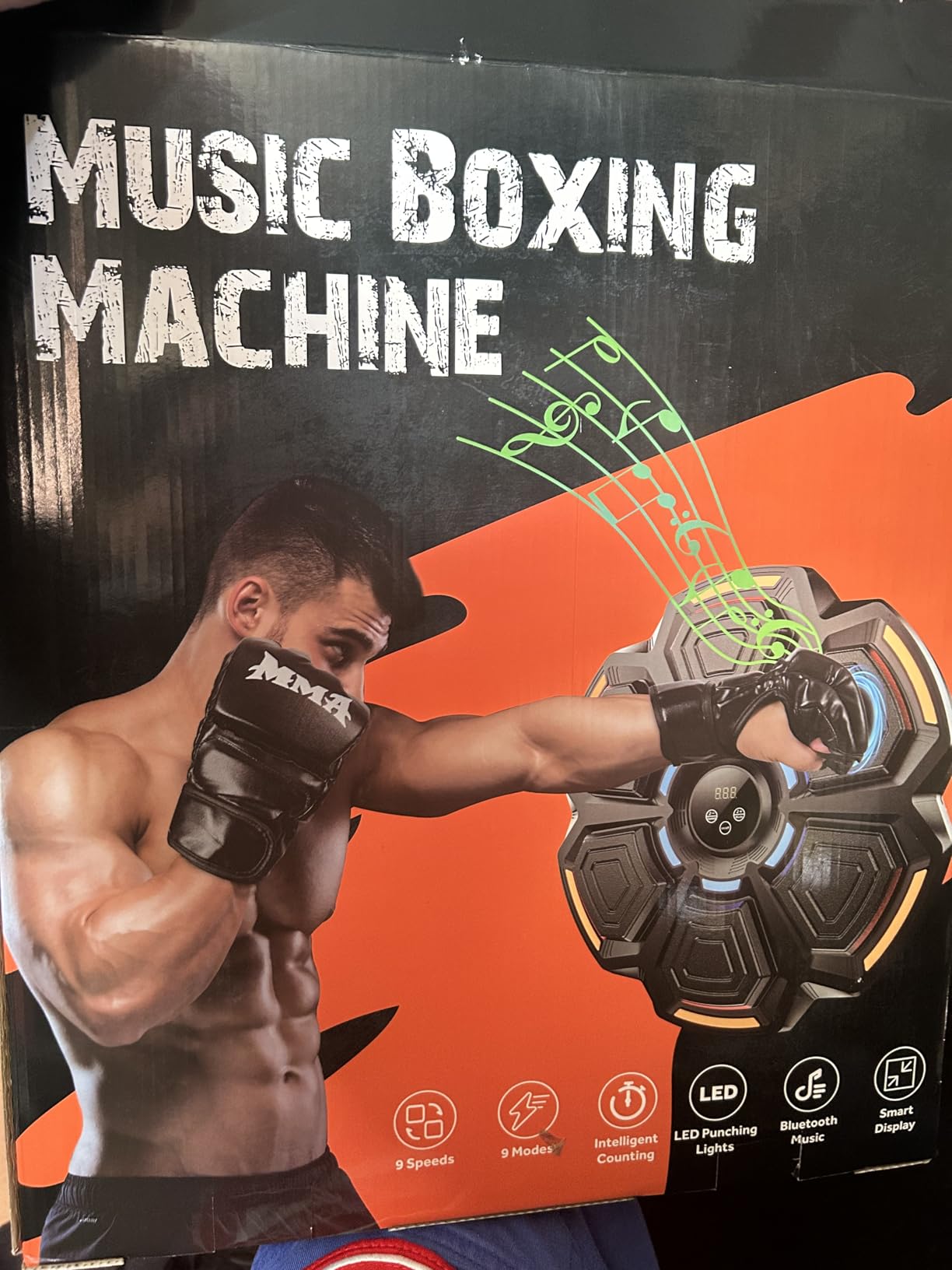 Music Boxing Punching Machine for Adults - 9 Modes & 9 Speeds Bluetooth customer photo 2
