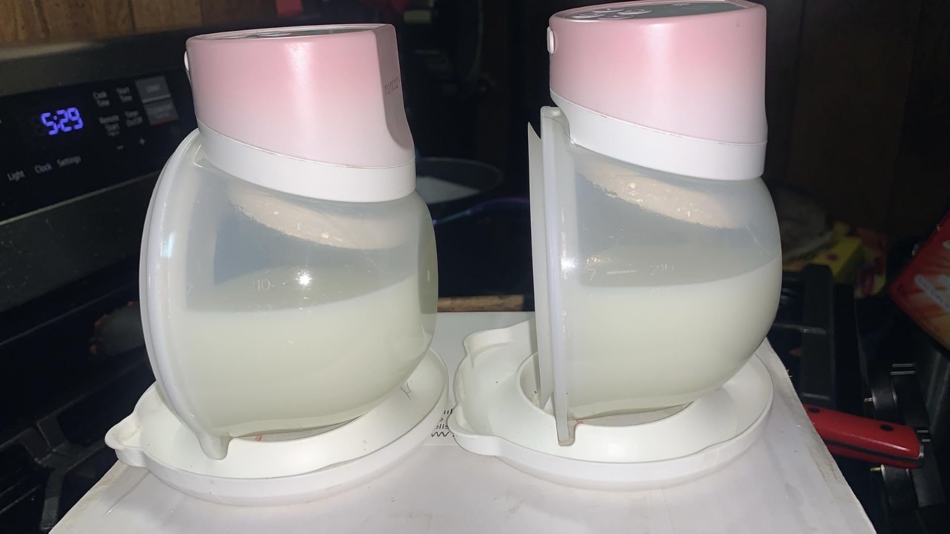 Momcozy S12 Pro Quick Wearable Breast Pump, 24mm Flange, 2 PC, White customer photo 1
