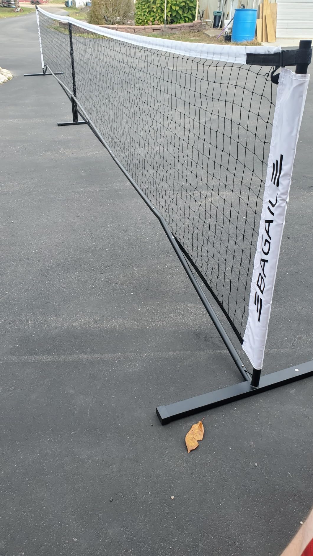 BAGAIL Portable Pickleball Net Set, 22 FT Regulation Size Pickle Ball Net with Ball Collector, 4 Balls and Carry Bag, Easy Setup for Outdoor Indoor Driveway customer photo 2