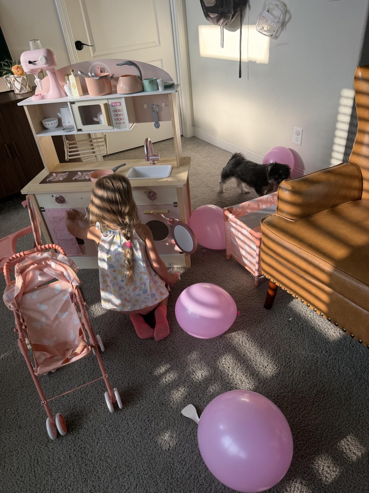 ROBUD Play Kitchen Set, Wooden Play Kitchen customer photo 2