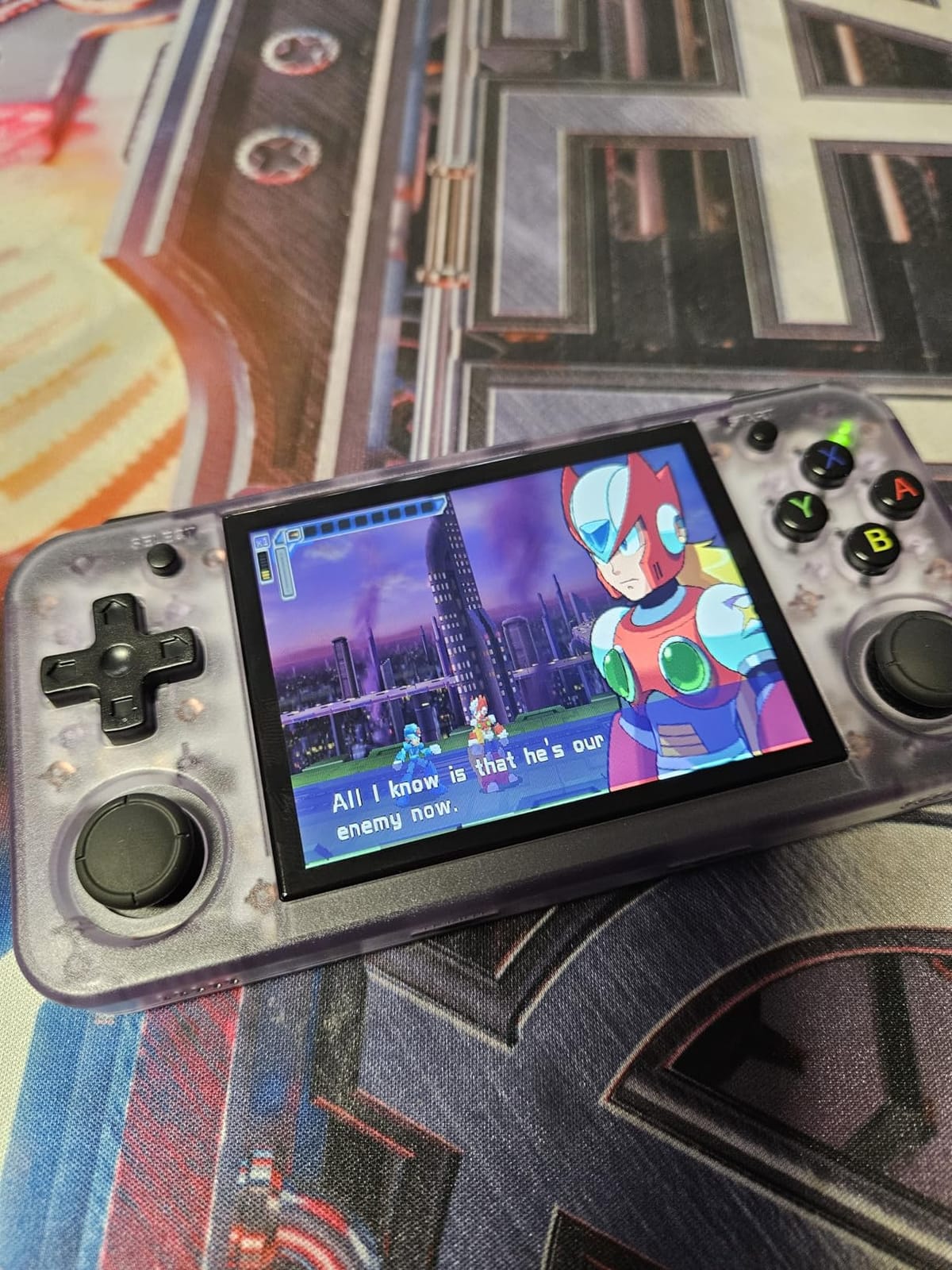 RG35XX H, Anbernic Retro Handheld Gaming Console with 64GTF Card, Dual Joystick Design 3.5-inch HD Screen Lasts up to 8 Hours High-Capacity Battery for Better Experience (64G Purple) customer photo 2