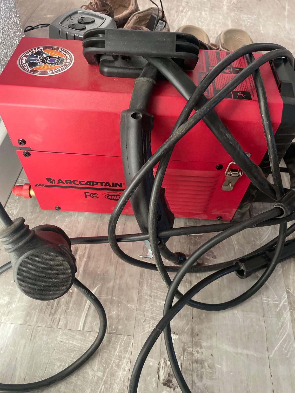 ARCCAPTAIN 160A MIG Welder 110V 220V Gasless Gas MIG Stick Lift TIG Welding customer photo 2