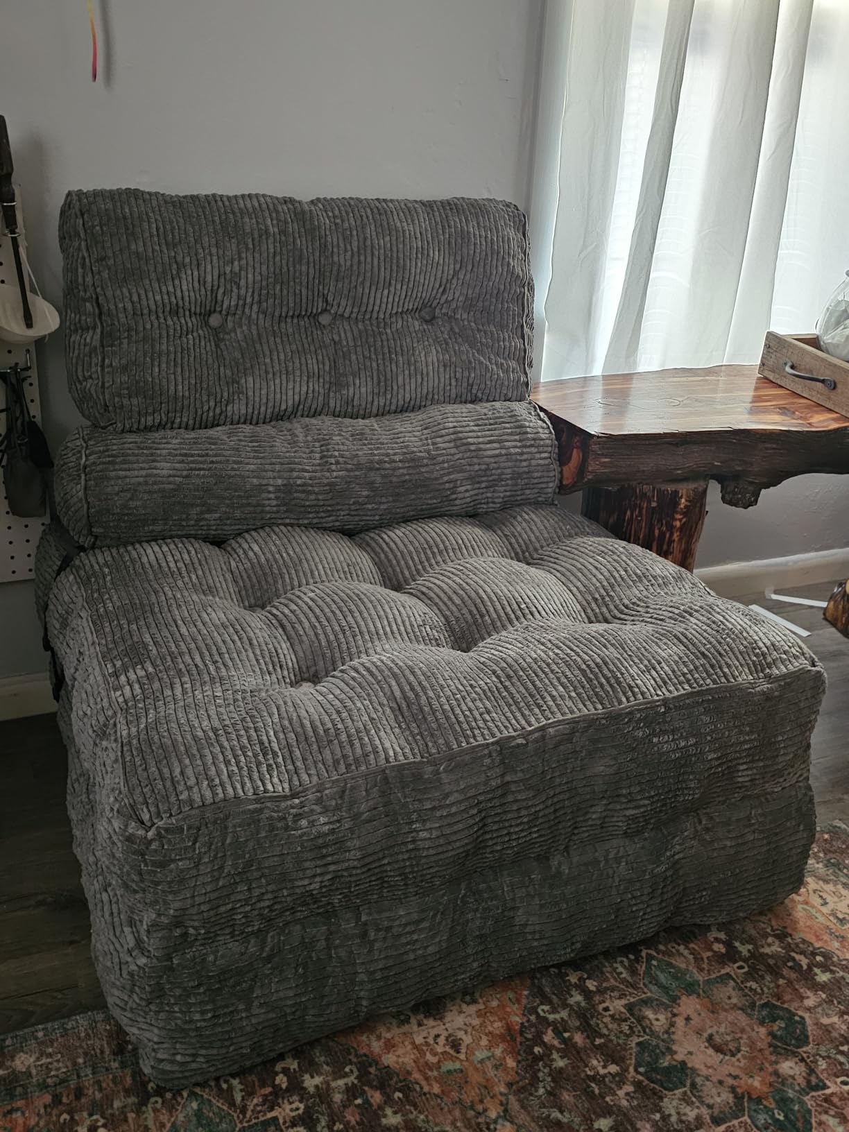 MAXYOYO Folding Sofa Bed, Convertible Chair Bed with Pillow customer photo 2