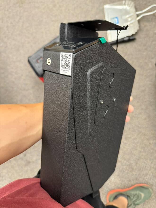 KornerBatl Quick Access Biometric Bedside Gun Safe for handgun customer photo 2