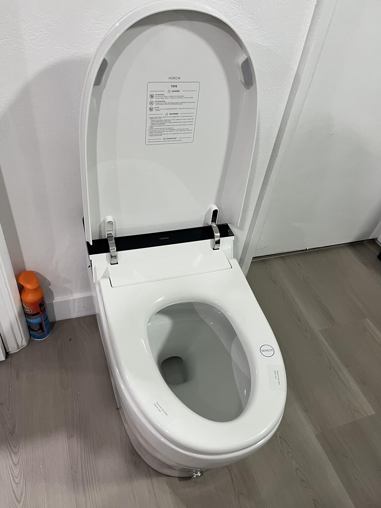 HOROW T38 Smart Toilet with Bidet, Auto Open/Close Lid, Deodorization customer photo 2