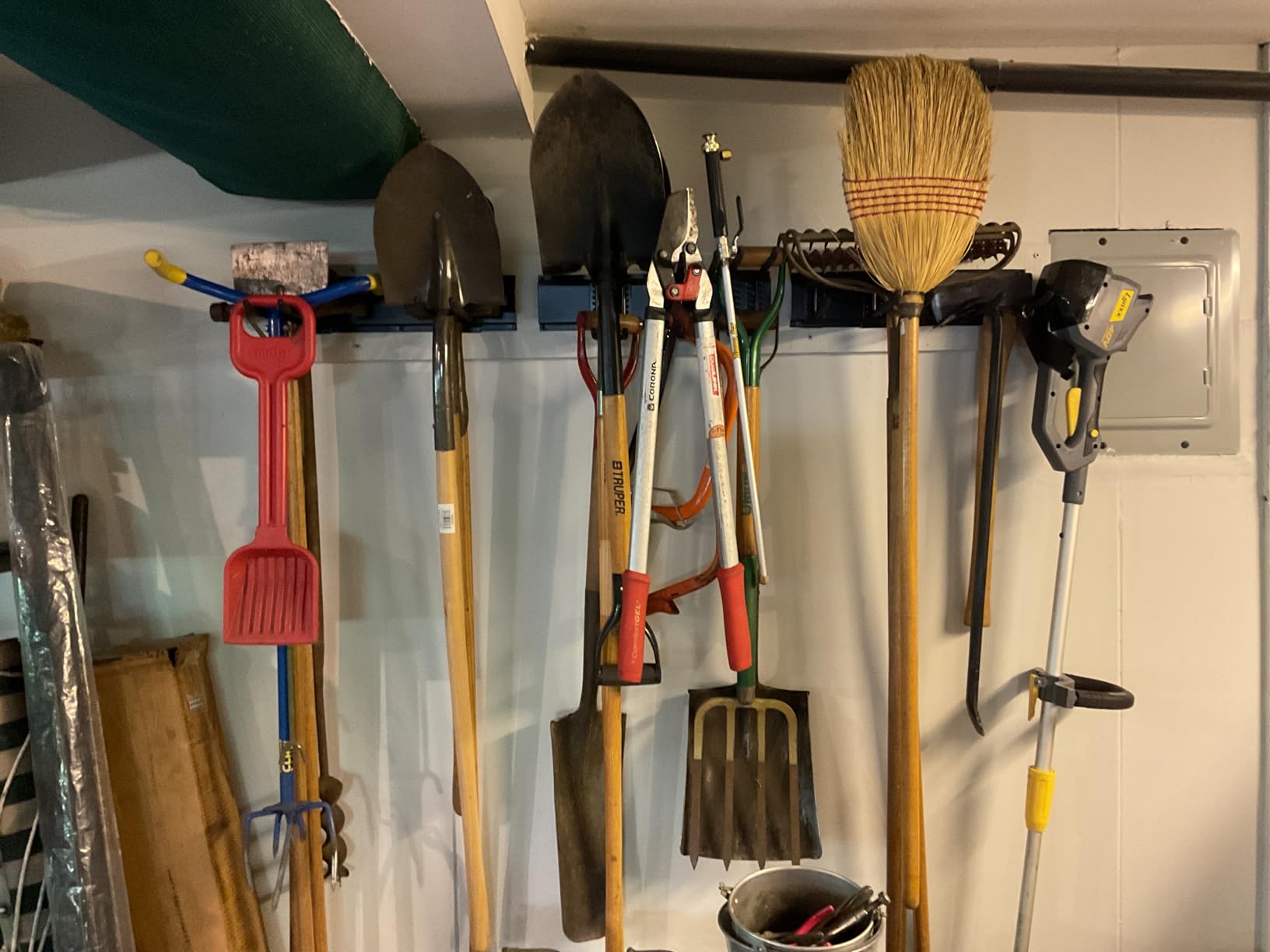 klasit Garage Wall Organizer,15Pack Carries 675 lbs,Garden Tool Organizer customer photo 2