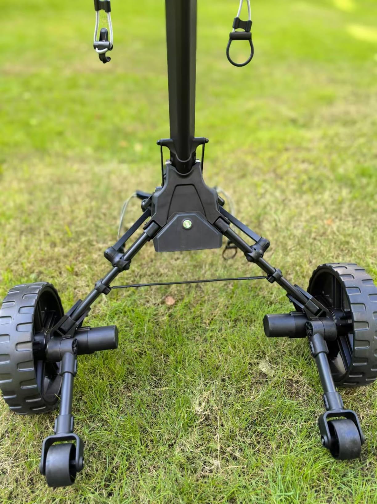 KVV Electric Golf Push Cart with Remote Control, Super Compact and Lightweight Electric Golf Cart,Smallest Folding Size Electric Golf Cart, Suitable for All Terrains, and （Charcoal） customer photo 2