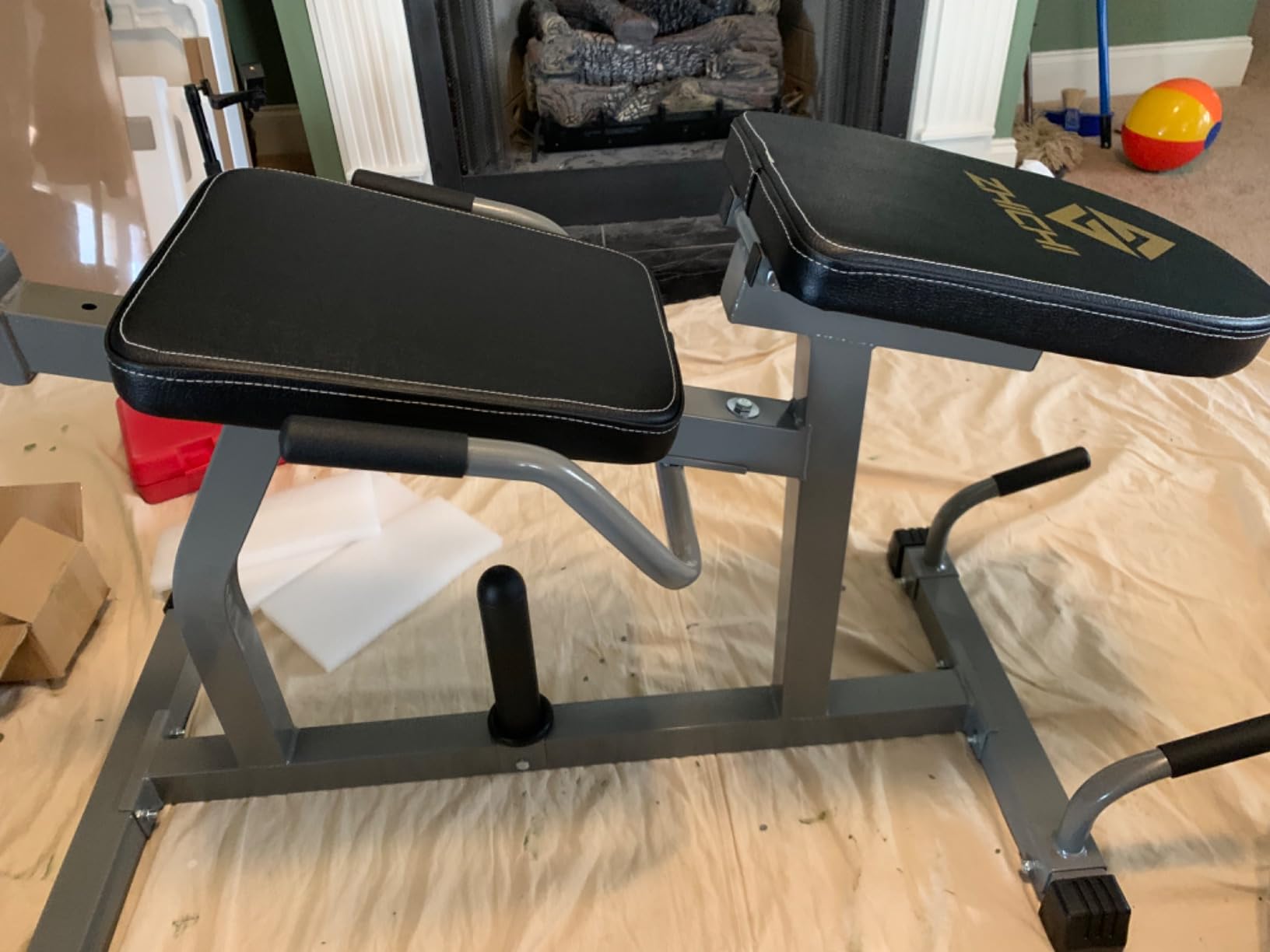 Z ZHICHI 2-in-1 Leg Curl/Extension Machine,Home Use,Burn quads/Calves Fast customer photo 1