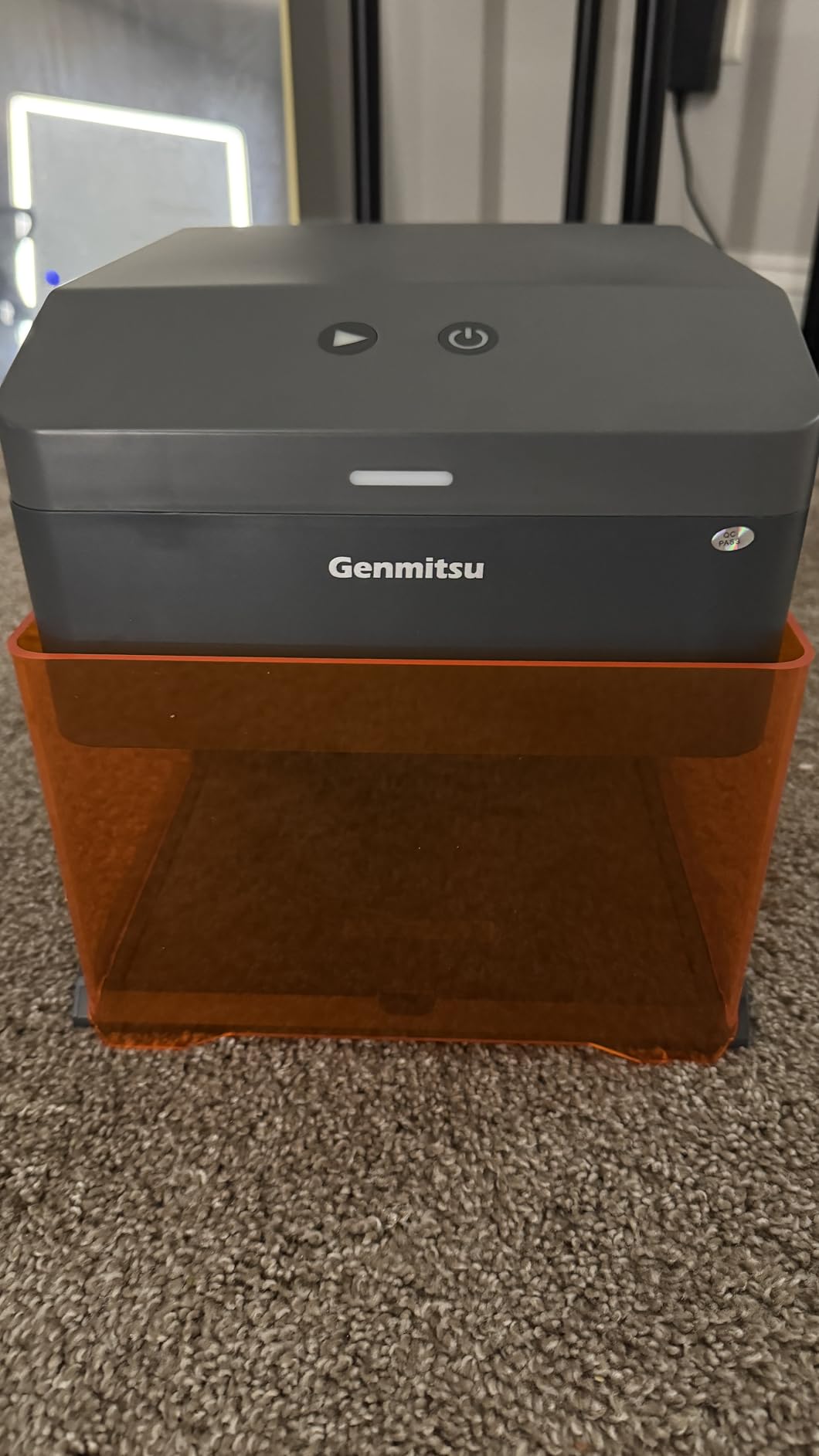 Genmitsu Kiosk 10W 10000mW Laser Engraver, portable cutter with Enclosure customer photo 2