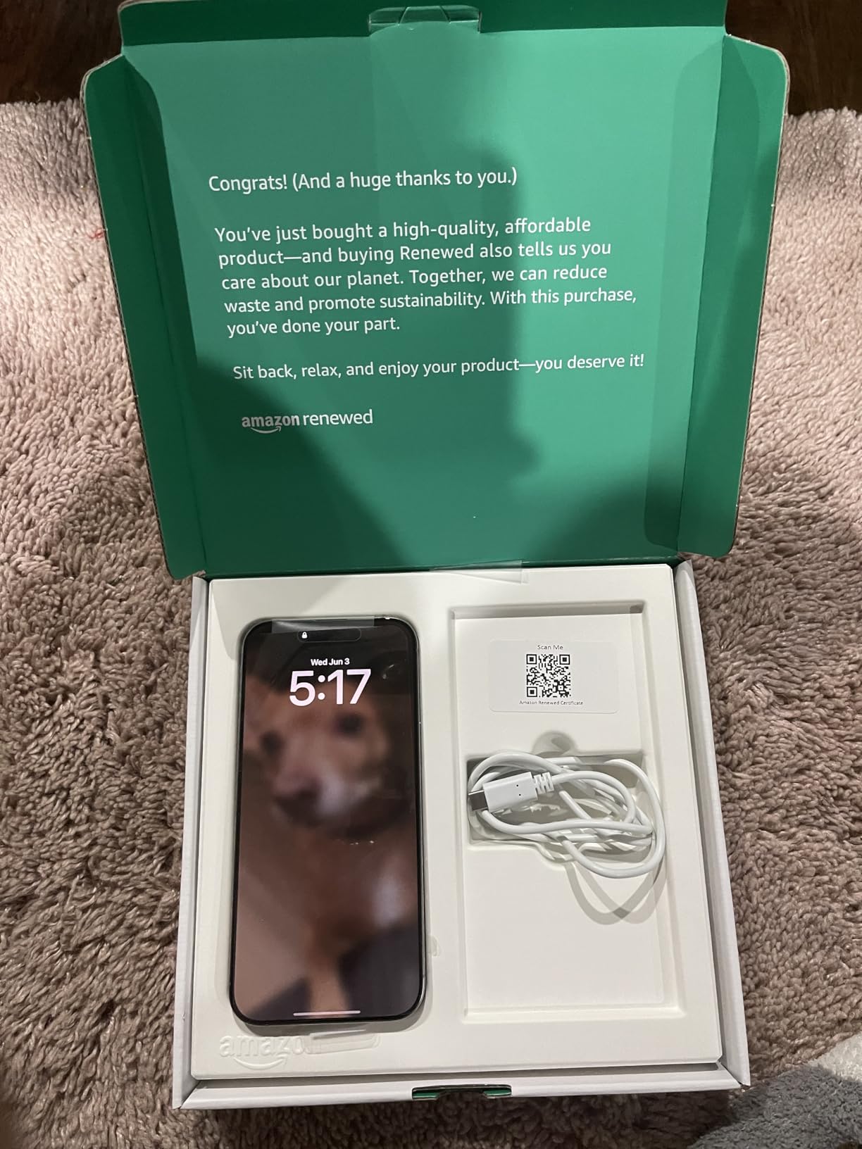 Apple iPhone 16 Pro Max, 256GB, Black Titanium - Unlocked (Renewed) customer photo 1