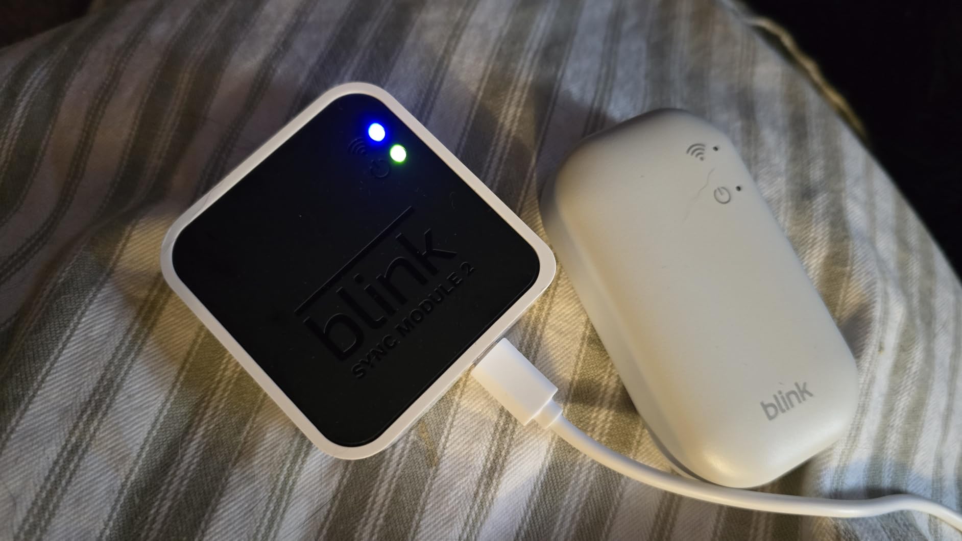 Blink Outdoor 4 – Wireless smart security camera, two-year battery life, 1080p HD day and infrared night live view, two-way talk. Sync Module Core included – 2 camera system customer photo 1