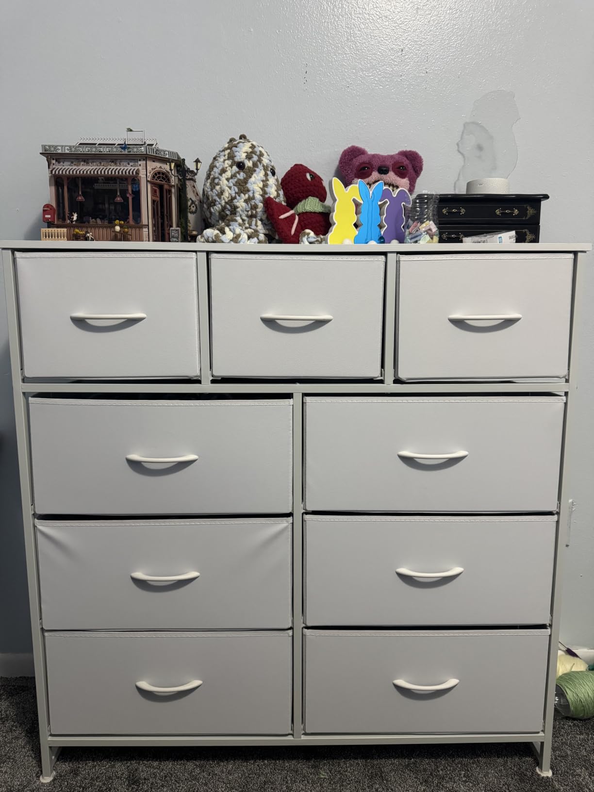 DUMOS 9 Drawer Dresser for Bedroom, Storage Organizer Chest of Drawers customer photo 1