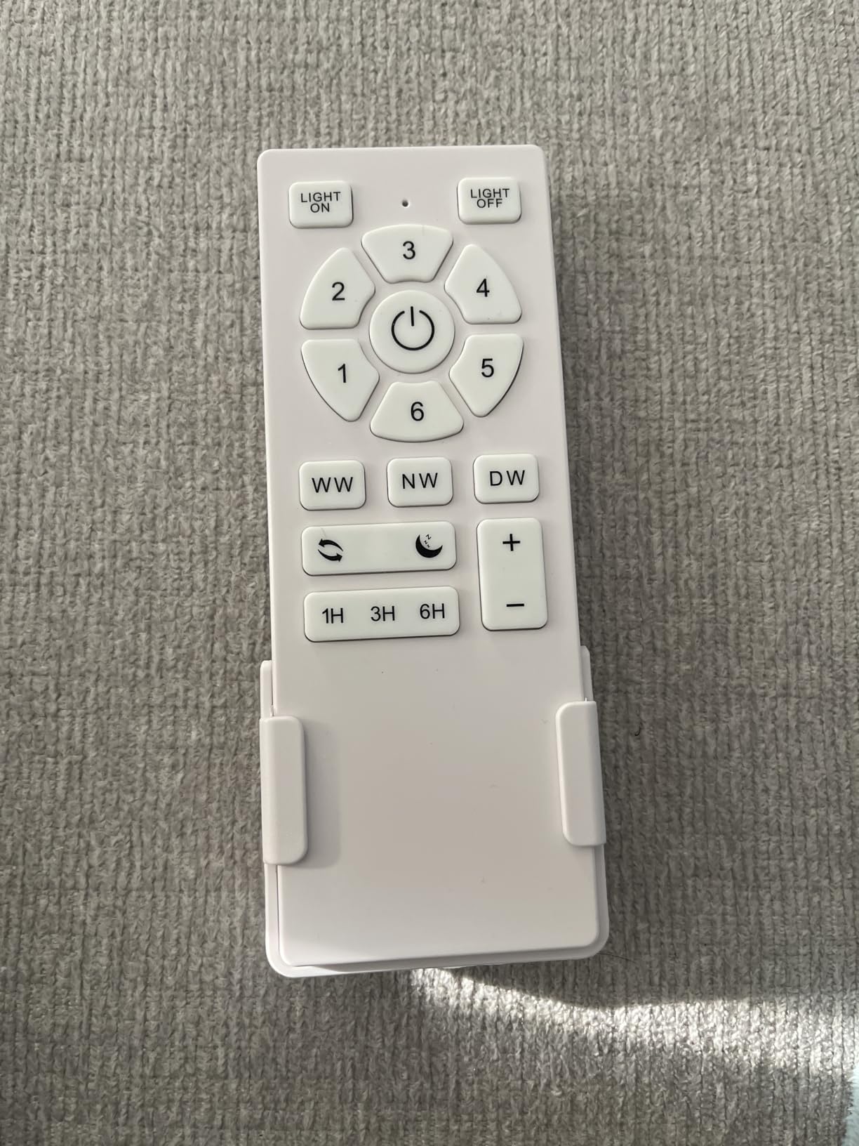 Rayqueen 60 Inch White Ceiling Fans with Lights and Remote,Includes Downrod customer photo 1