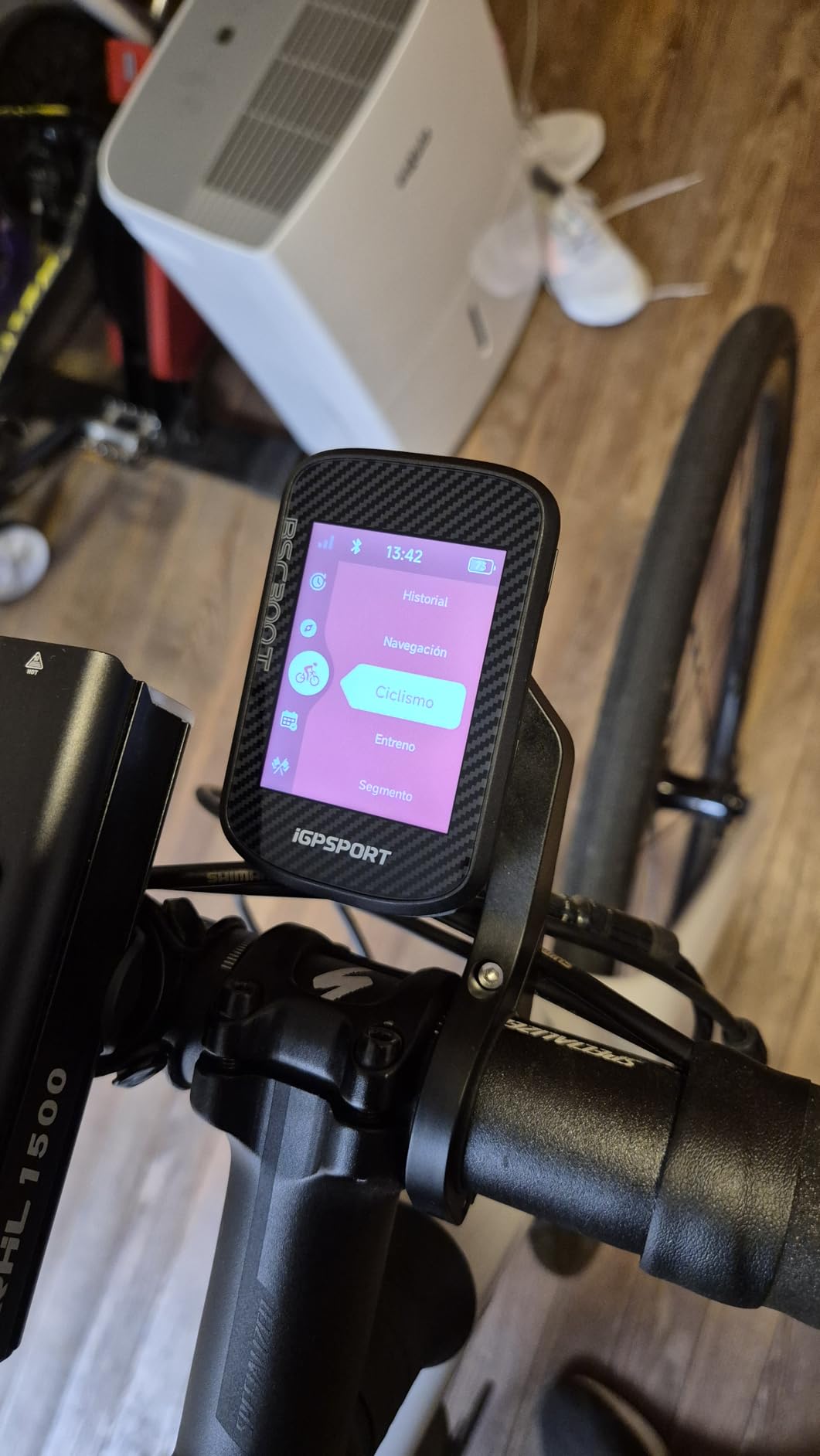iGPSPORT BSC300T Wireless Bike Computer GPS, Touchscreen Offline MAP Navigation Off Course Warning Compatible with Insta 360, for Ebike Road Bike MTB customer photo 2