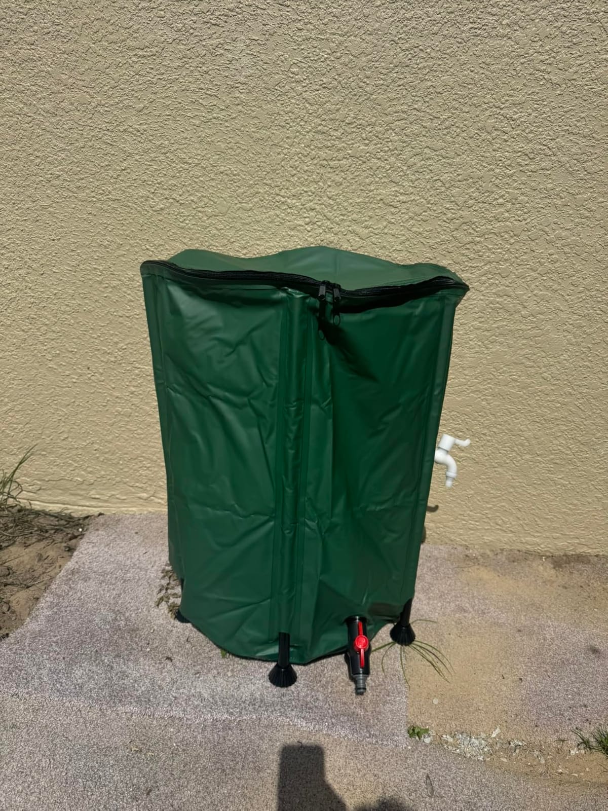 Collapsible Rain Barrel Water Storage Containers-53 Gallon Portable Rainwater Collect System Water Tank to Collect Rainwater from Gutter Downspout Water Catcher with Spigots,Filter&Overflow Kits customer photo 1