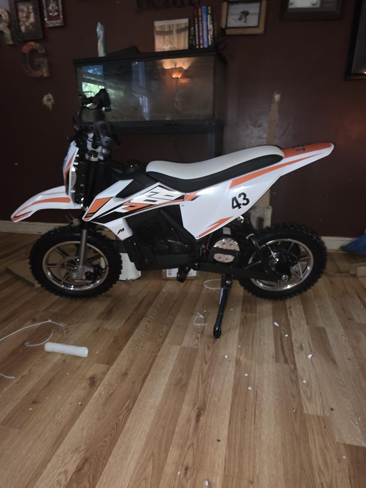 Blitzshark 36V 650W Kids Electric Dirt Bike, Dual Disc Brakes customer photo 2