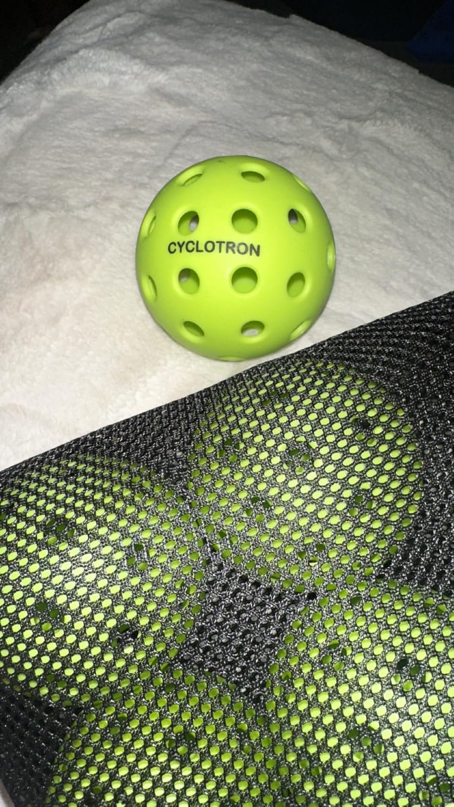 cyclotron 6-Pack Pickleball Balls - USAPA Approved, 40-Hole Outdoor & Indoor Pickleballs with Mesh Bag, High-Visibility Durable Balls for Practice customer photo 2