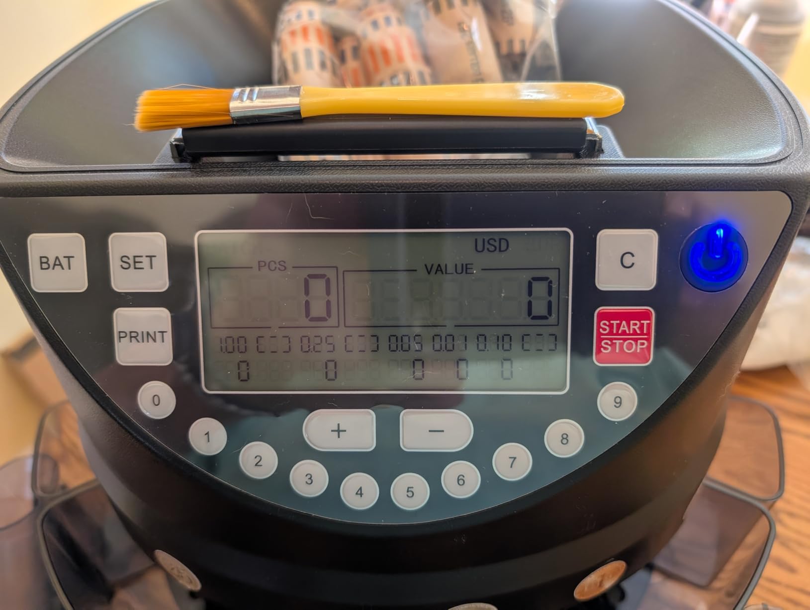 Aneken Coin Counter & Sorter for U.S. Coins, 3.5-Inch TFT Display customer photo 1