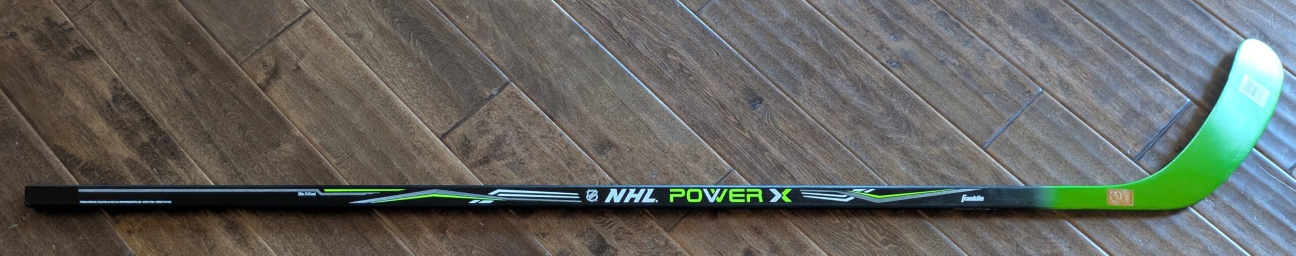Franklin Sports Street Hockey Sticks - Ambush Junior Street Hockey Stick - Wood and Fiberglass Shaft - ABS Blade - One Piece Stick - 46