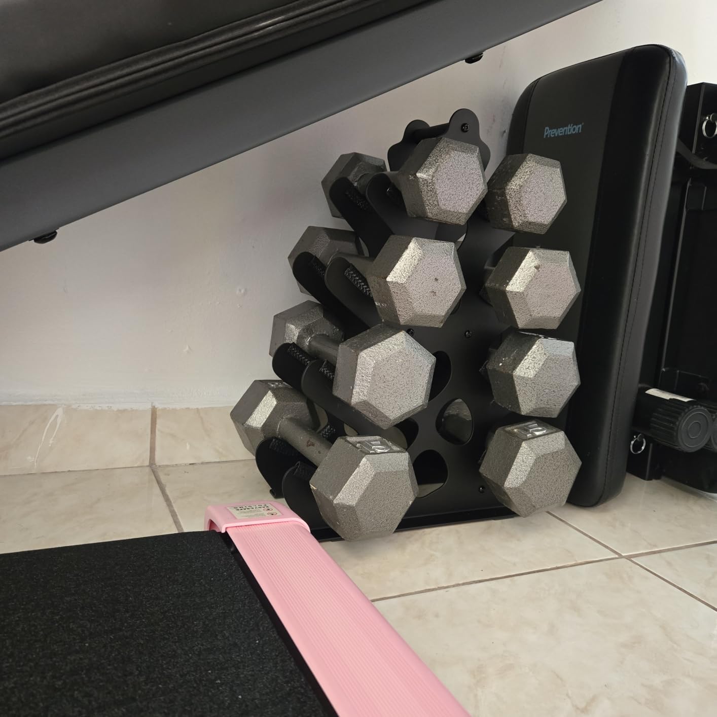 4 Tier Dumbbell Rack, Weight Rack For Home Gym, Dumbbell Stand for Free Weights customer photo 2