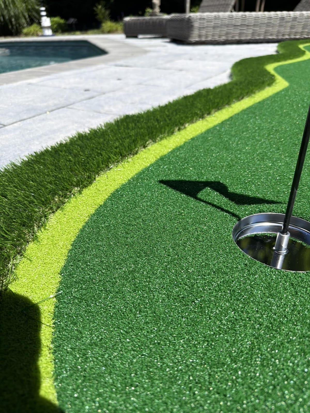 Golf Putting Green Mat,Golf Practice Training Mat for Indoor/Outdoor customer photo 1