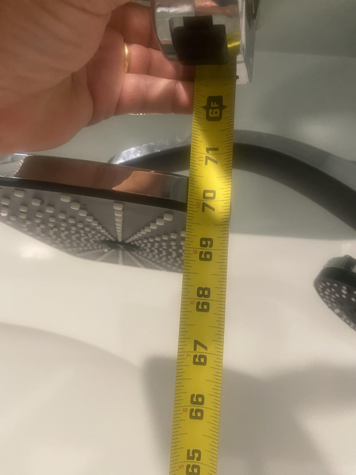Rain Shower Head with Handheld Showerhead, Chrome 1.8GPM 460311 customer photo 2