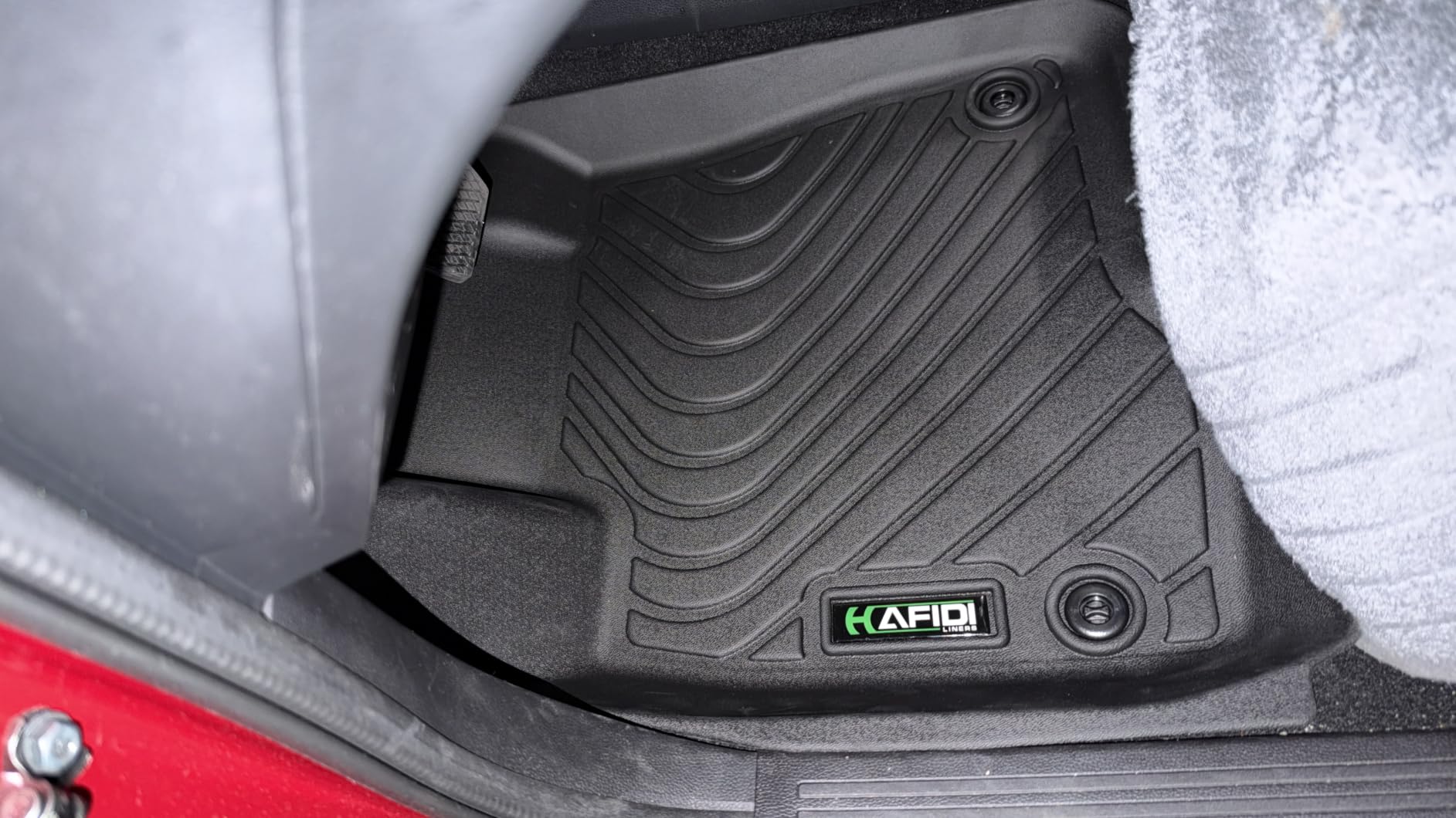 HAFIDI® Floor Mats & Cargo Liner Set Fit for 2025-2026 Honda Civic Hybrid Sedan(Not for Hatchback) All Weather Protection TPE Anti-Slip Car Full Set Floor Liners Custom Accessories - Black customer photo 1