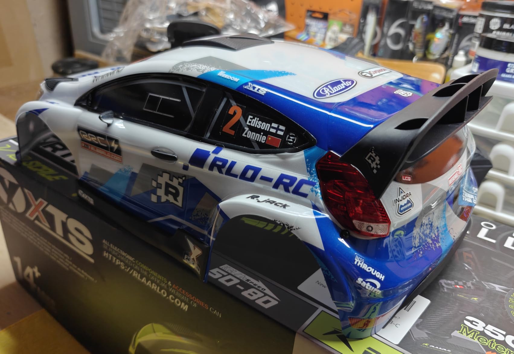 CROBOLL 1/10 Brushless Carbon Fiber RC Rally Cars with Gyro, Max 50 mph,RTR customer photo 1