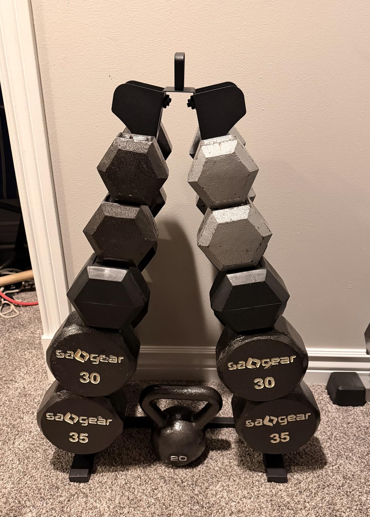 TomCare 6-Tier|5-Tier|4-Tier|2-Tier Dumbbell Rack Stand Only for Home Gym customer photo 1