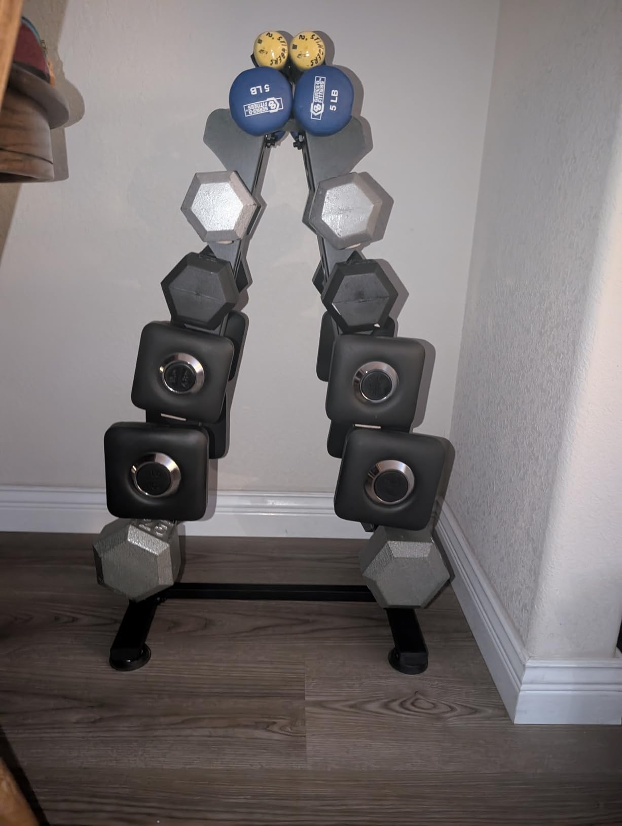 TomCare 6-Tier|5-Tier|4-Tier|2-Tier Dumbbell Rack Stand Only for Home Gym customer photo 2