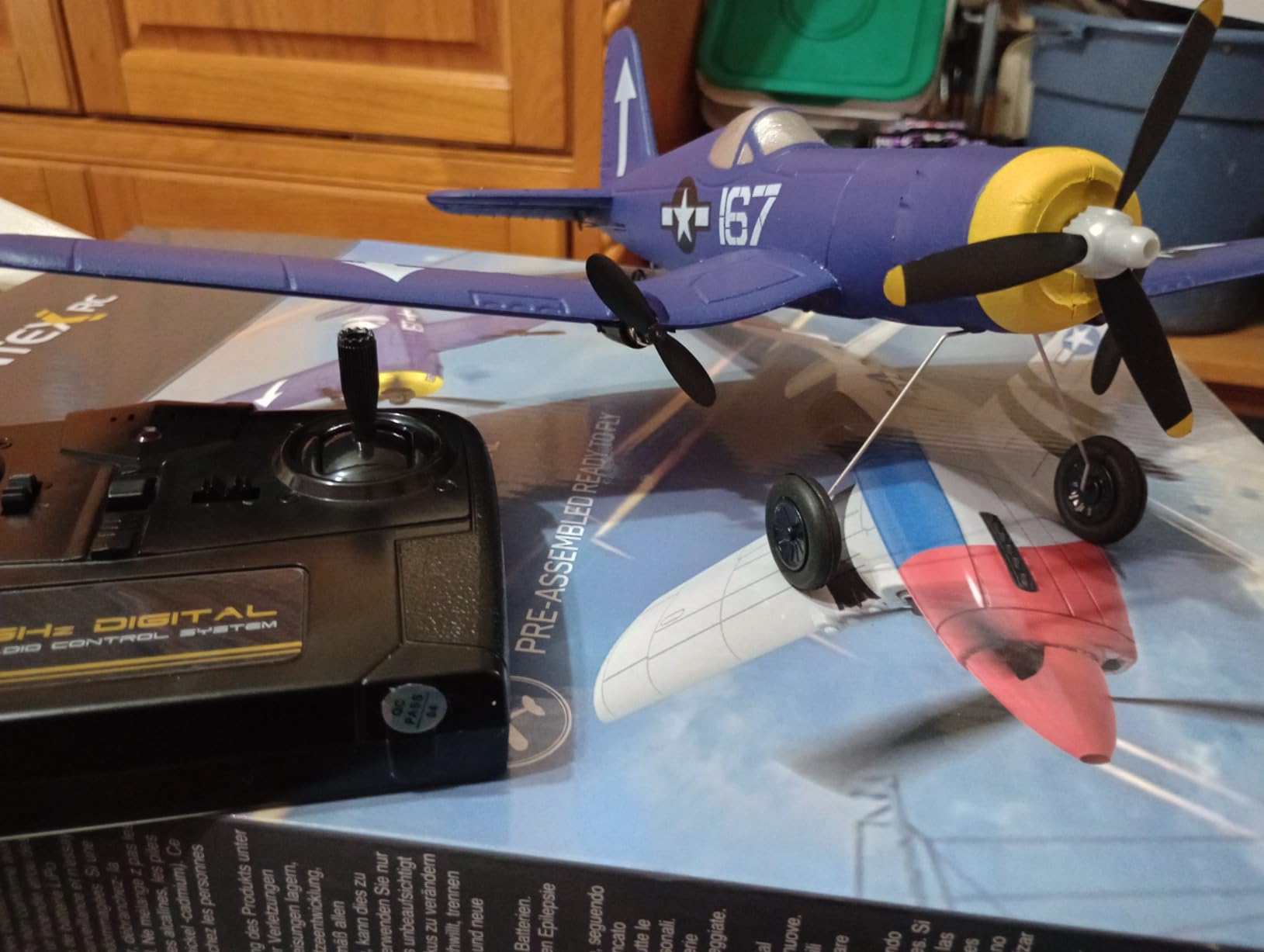 volantexrc Brushless RC Plane, 4CH Remote Control Airplane for Adults | Beginners RC Airplane, 6-Axis Gyro, 3 Modes & Aerobatics, 2.4GHz Radio Controlled Aircraft customer photo 2