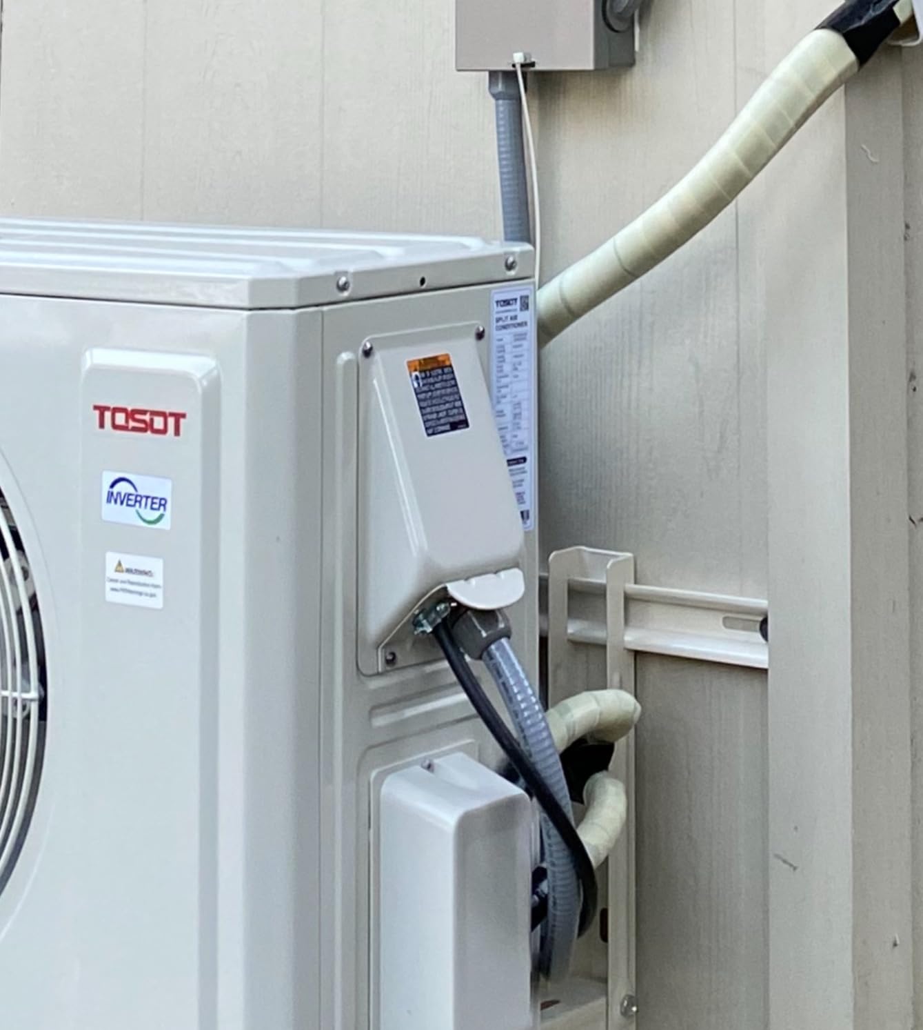 TOSOT 24,000 BTU Mini-Split Air Conditioner and Heating System, 19 SEER2 Wifi-Enabled Ductless Inverter AC Unit with 16ft Copper Line Set, Voice Controlled, 208-230V, Cosmo Series customer photo 1