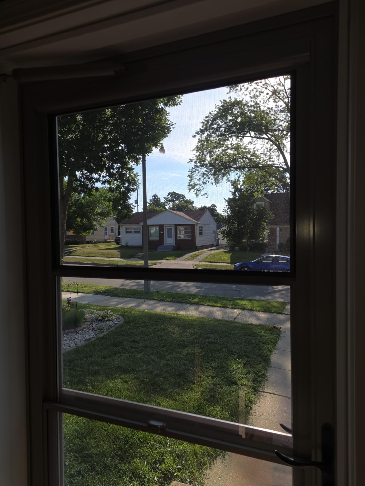 LARSON 80 Split Fullview Storm Door, 36-in, Black customer photo 2