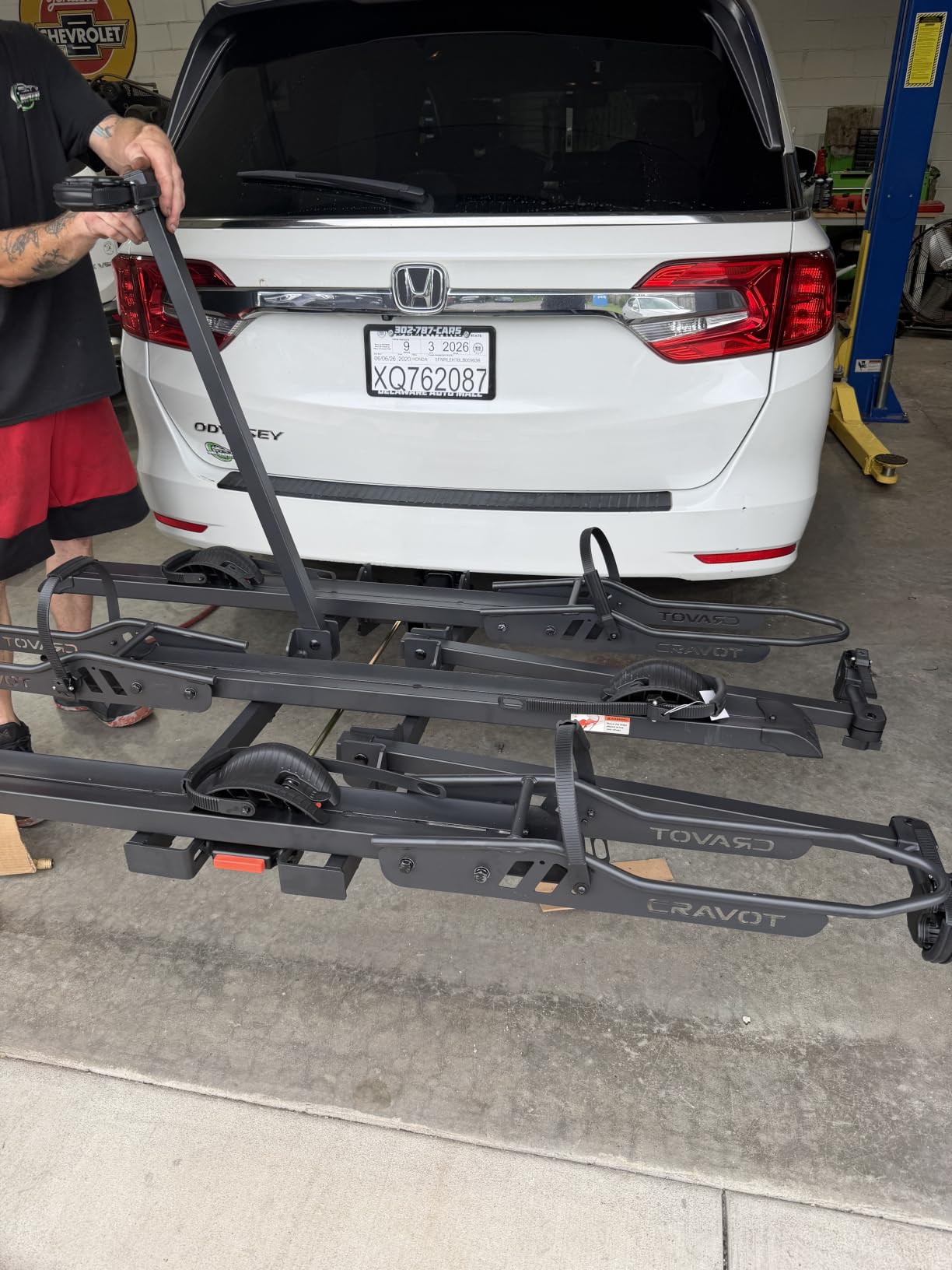 CRAVOT CyberRack S3 Ebike Rack 300lbs Capacity for 3 Ebikes customer photo 2