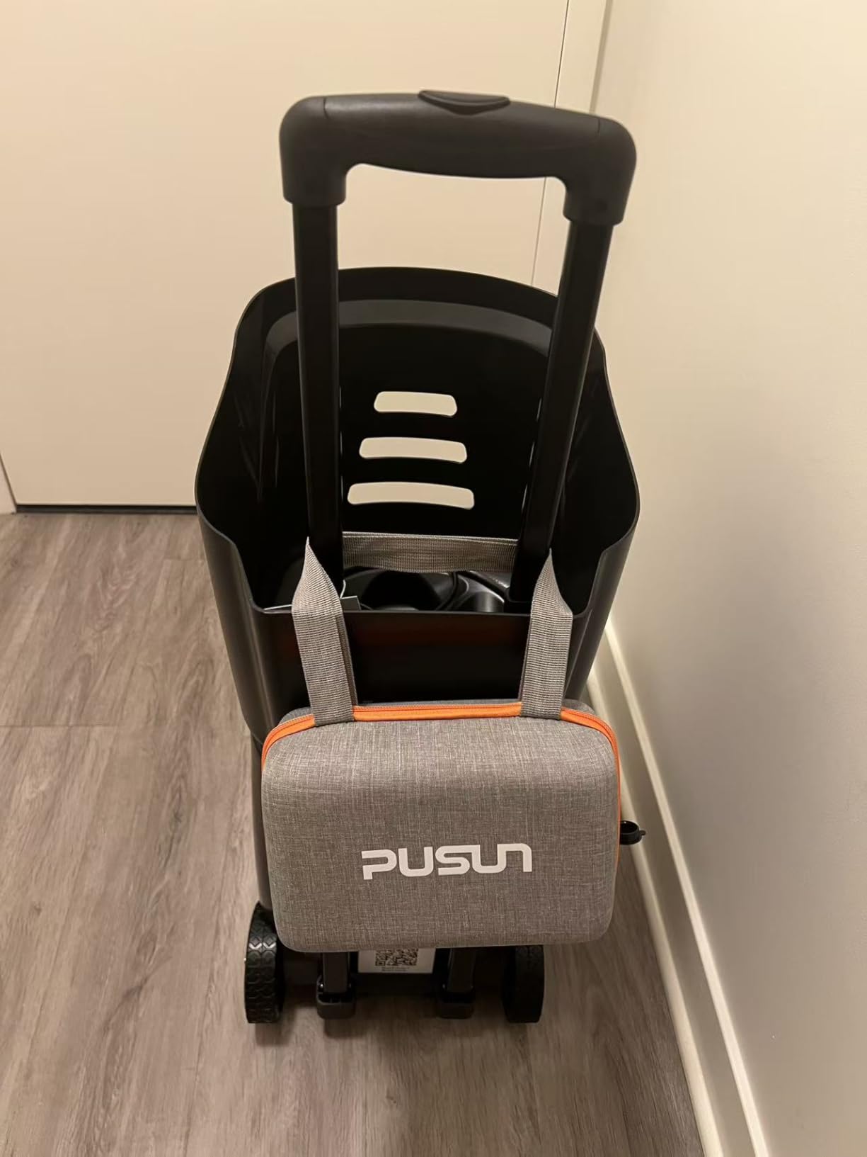 PUSUN|PT-Smart Tennis Ball Machine: App Control with 12 Built-in Training Modes,6-Level Spin,28-Pt,75 MPH,32.6 lbs,100+ Ball,5H Battery, Portable, for Tennis/Padel,Training, Practice,Beginners to Pros customer photo 1