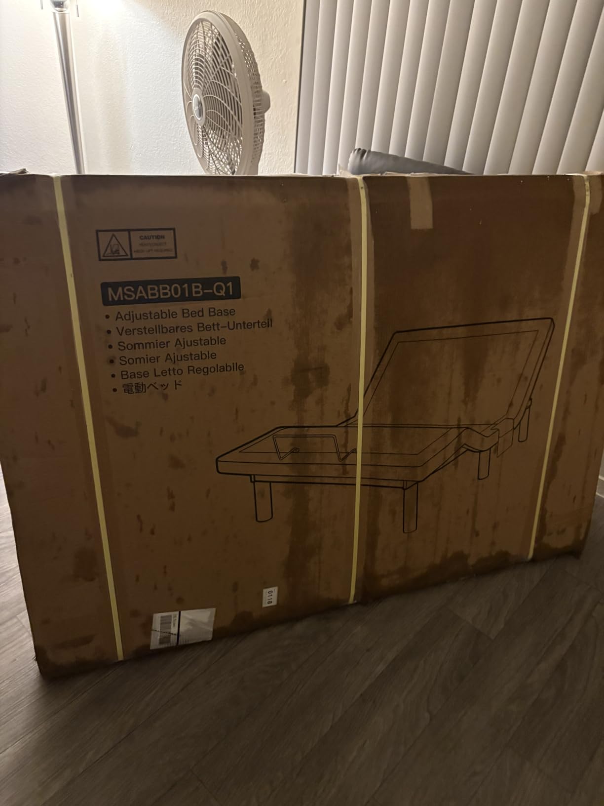 Pipishell Twin Adjustable Bed Frame with Wireless Remote and Zero Gravity customer photo 1