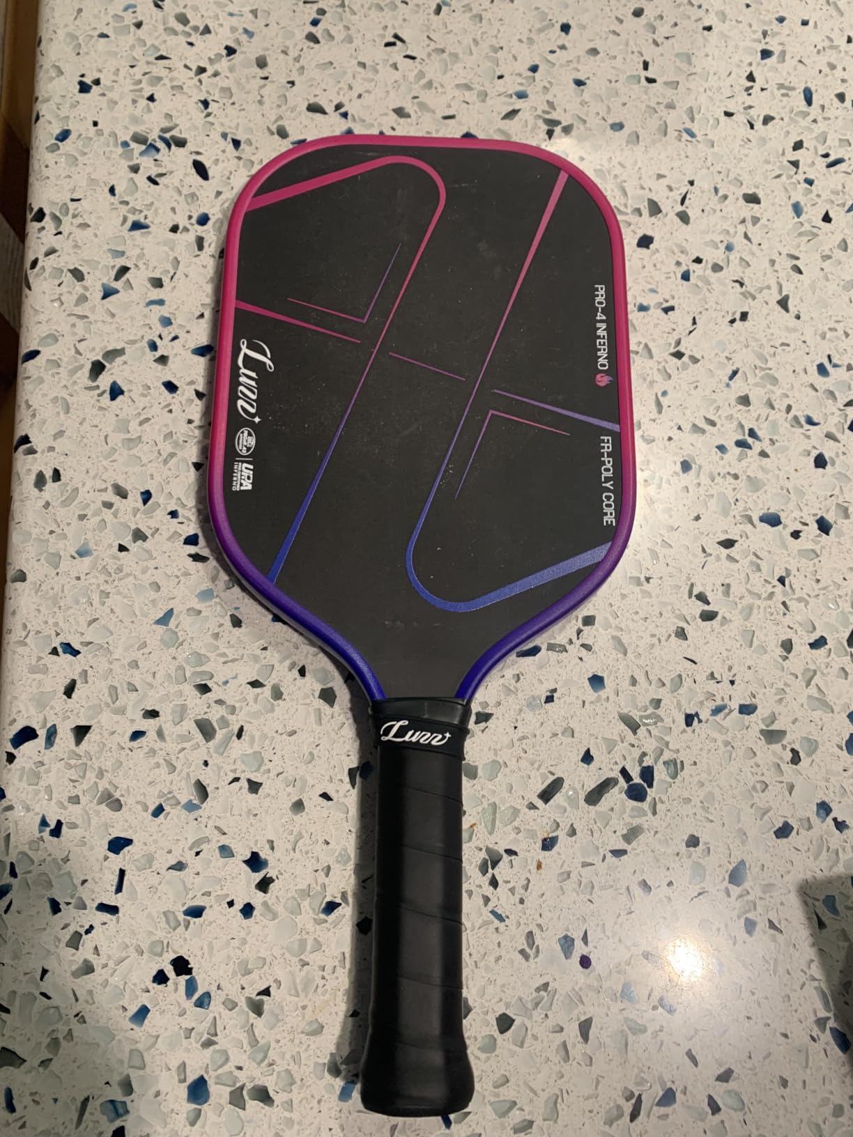 Luzz Pickleball Paddle Cannon Thermoformed T700 Carbon Fiber Honeycomb Core customer photo 2