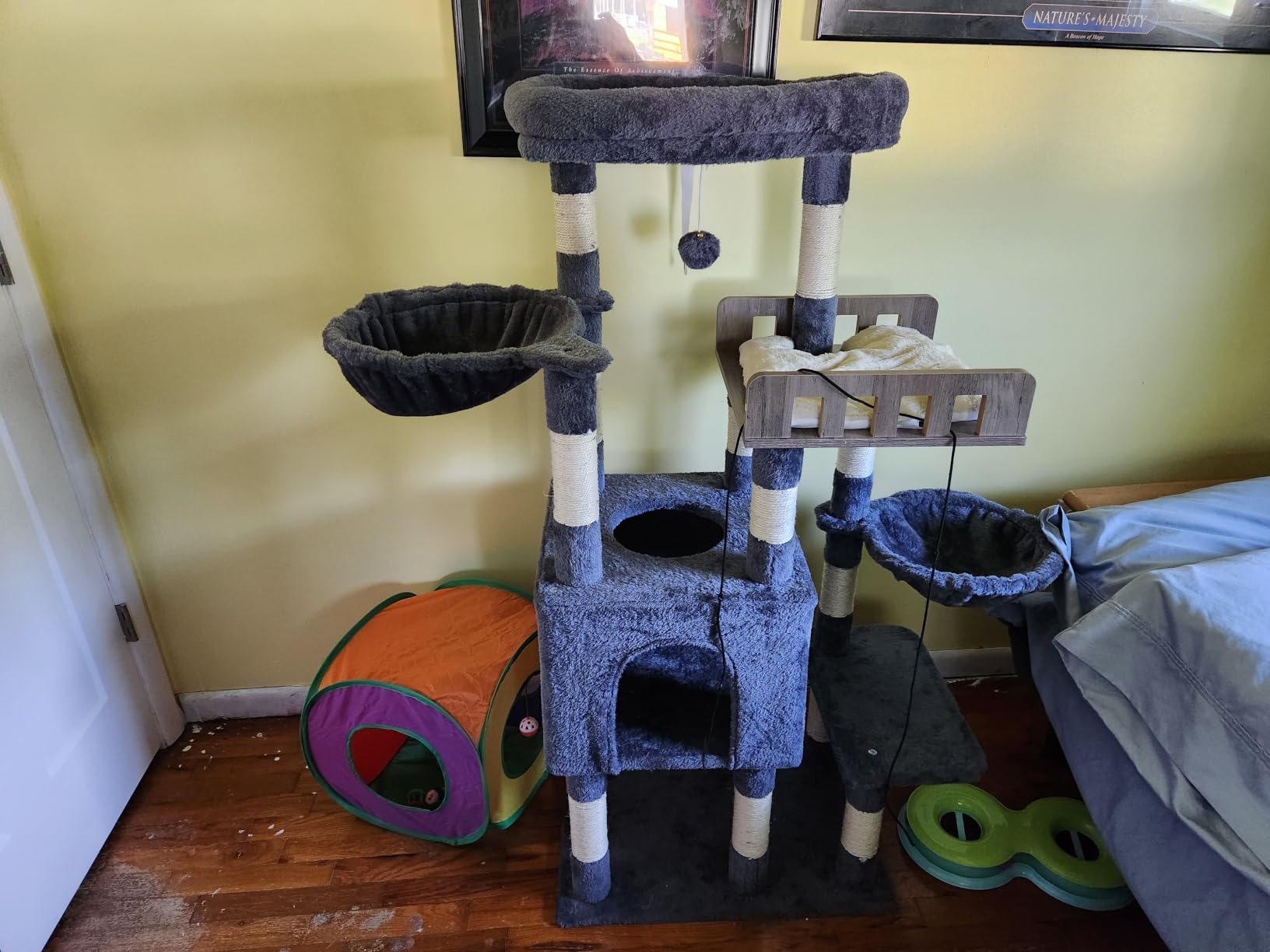 Gitelsnour Maine Coon Cat Tree, Heavy Duty Cat Tower for 20 lbs+, GCT033G customer photo 1