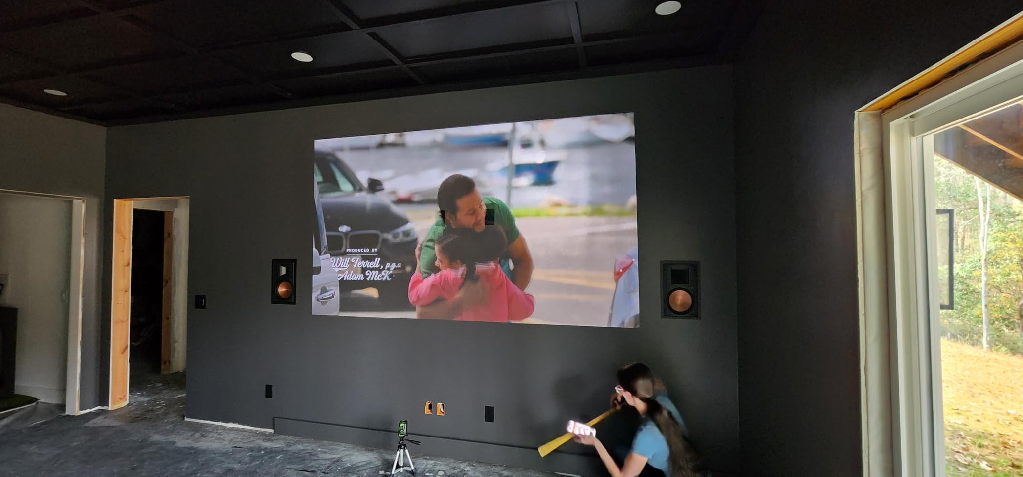 BenQ W4100i 4K HDR Smart Home Theater Projector 3200 Lumens, REC 709, 100% DCI-P3, HDR10+, Factory Calibrated, Android TV with Netflix, 4-Way Lens Shift customer photo 1