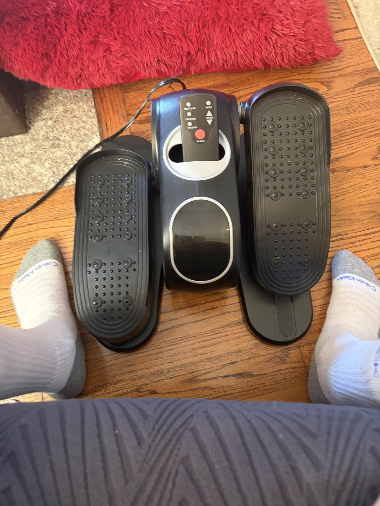 MERACH Under Desk Elliptical, Leg Exerciser While Sitting for Seniors customer photo 2