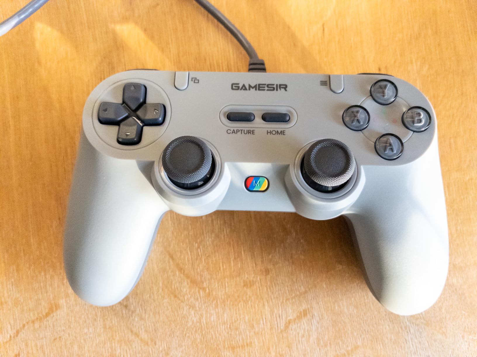 GameSir Tegenaria Lite Wired Game Controller For Switch, Android, iOS, PC, Steam With Retro 90s Design, Hall Effect Sticks, 1000Hz Polling Rate, Dual Rumble Motors, Mappable Back Buttons, Ultra-Low Latency, Ergonomic Design -Retro Gray customer photo 2