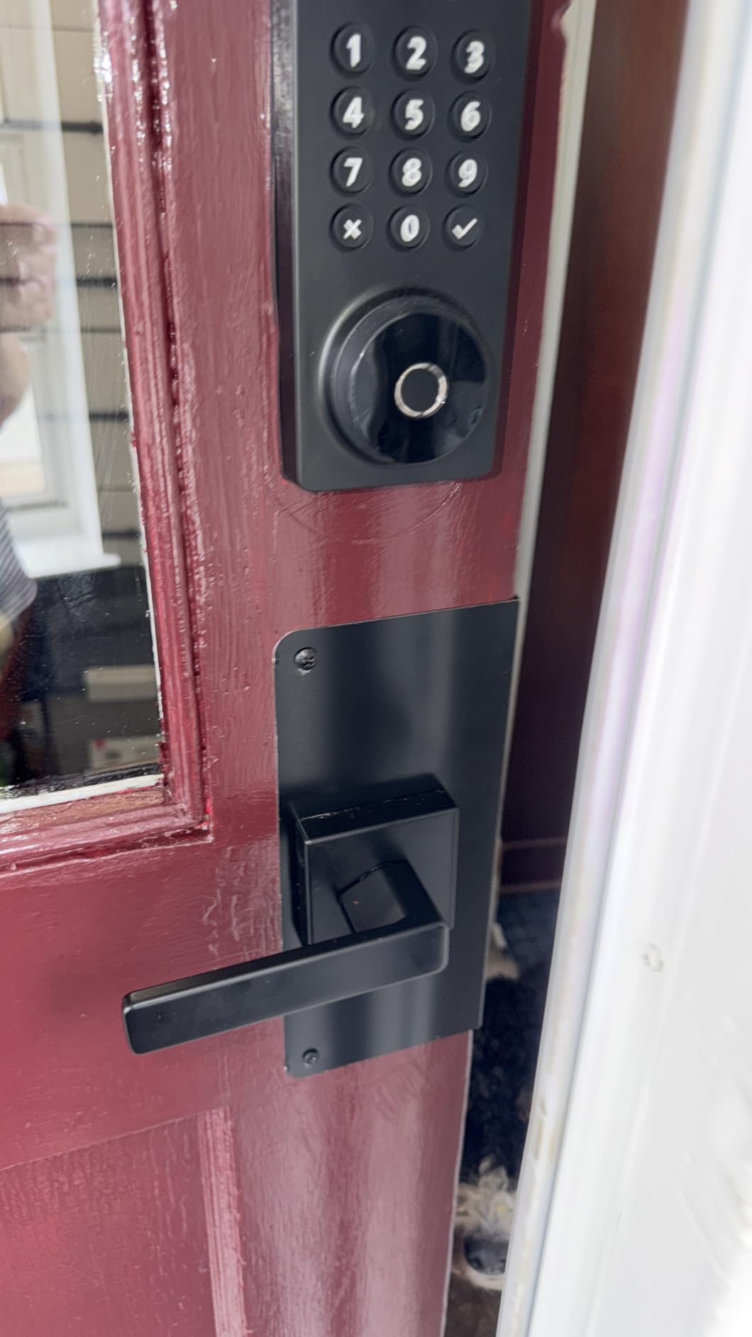 Philips WiFi Keypad Deadbolt with Handle, Built-in WiFi, APP Remote Control customer photo 1