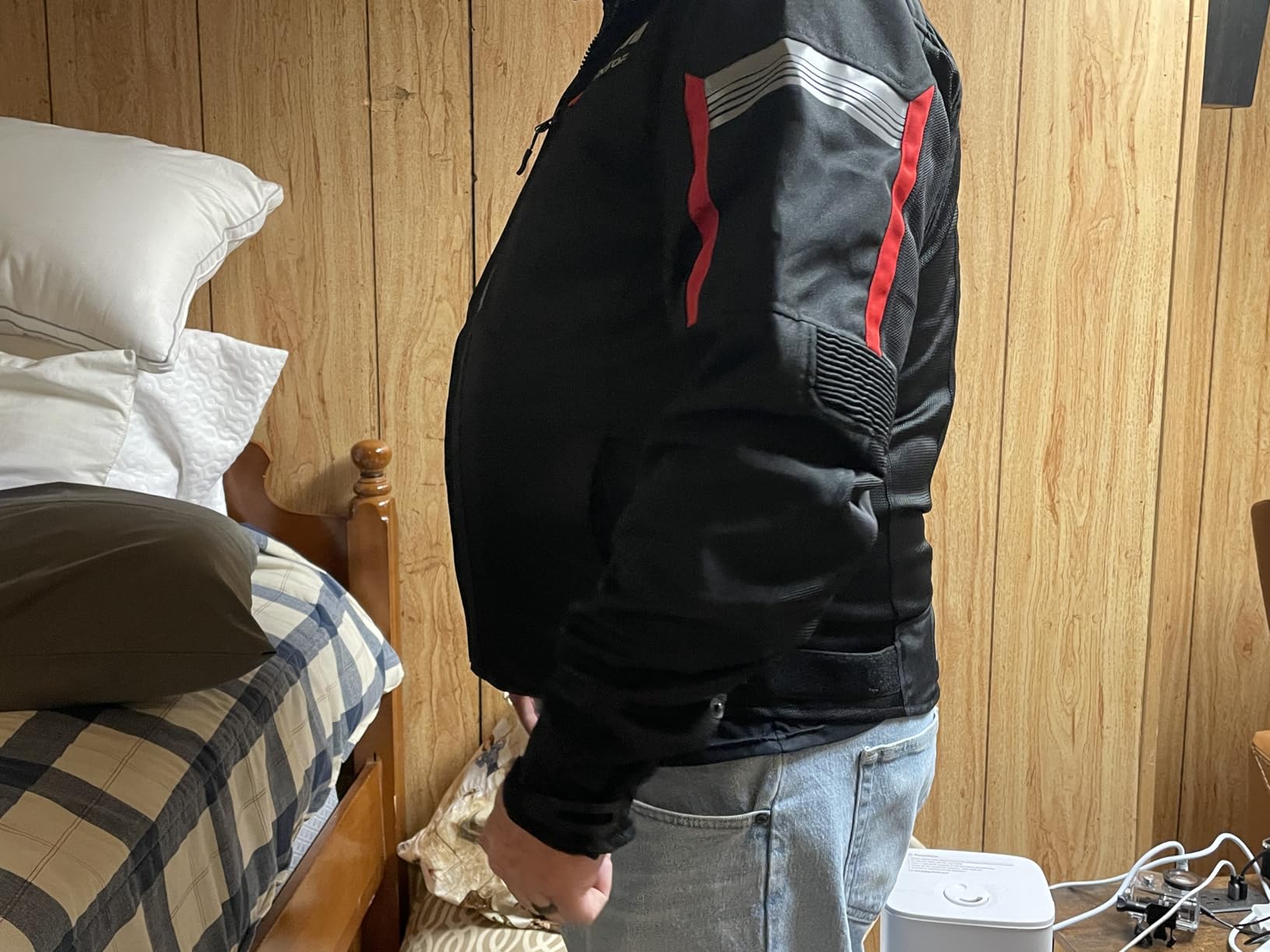 Summer Motorcycle Riding Jacket for Men with CE Armor customer photo 1