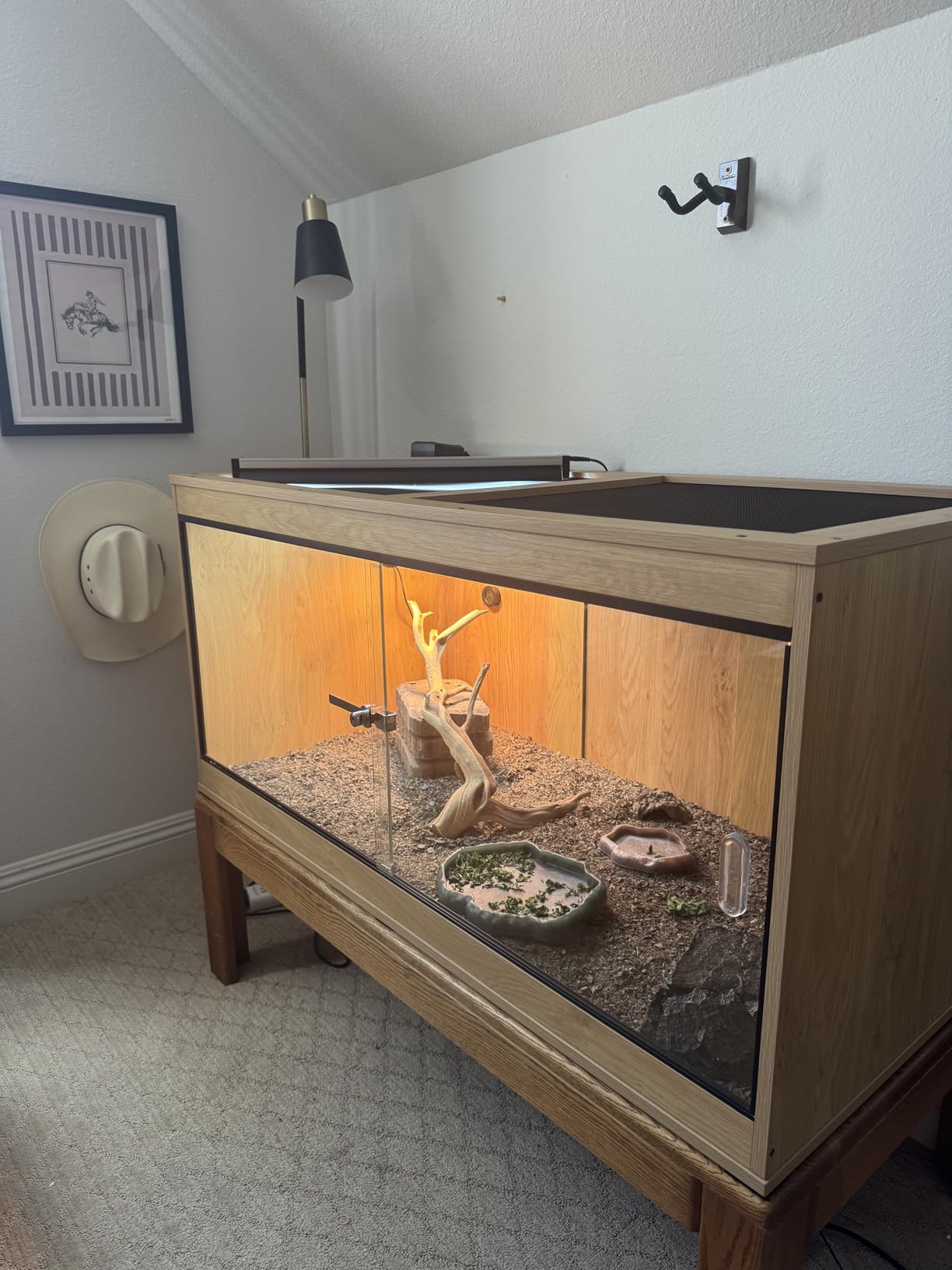 unipaws 110 Gallon Reptile Tank for Lizards, Bearded Dragon Enclosure Cage customer photo 1