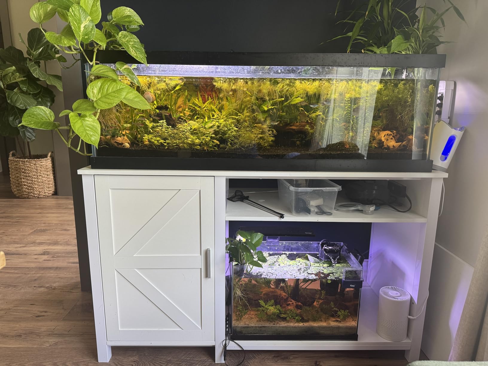 YITAHOME 120 Gallon Fish Tank Stand with Power Outlets customer photo 2