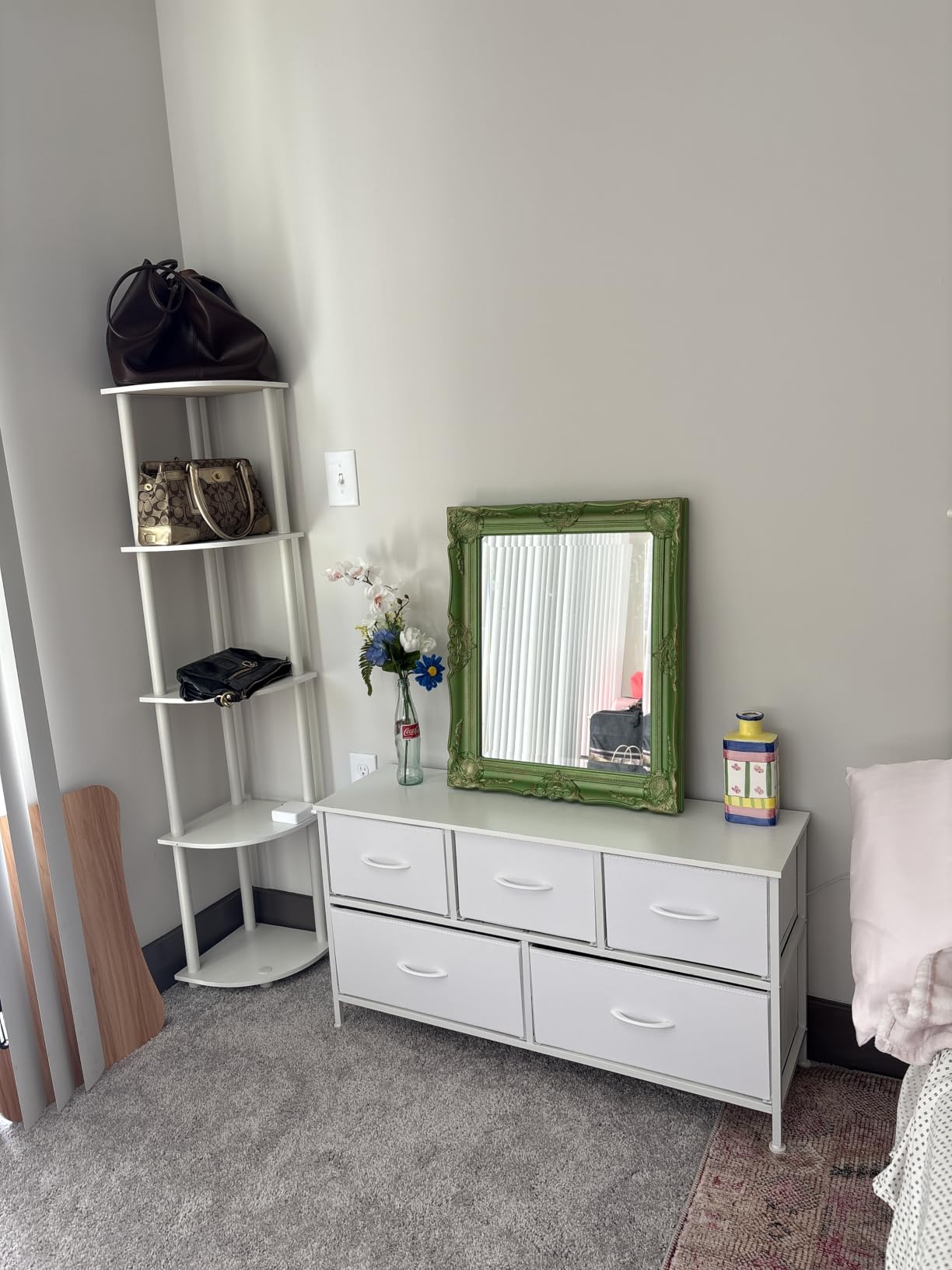SONGMICS Dresser for Bedroom, Wide Dresser with 5 Fabric Drawers customer photo 2