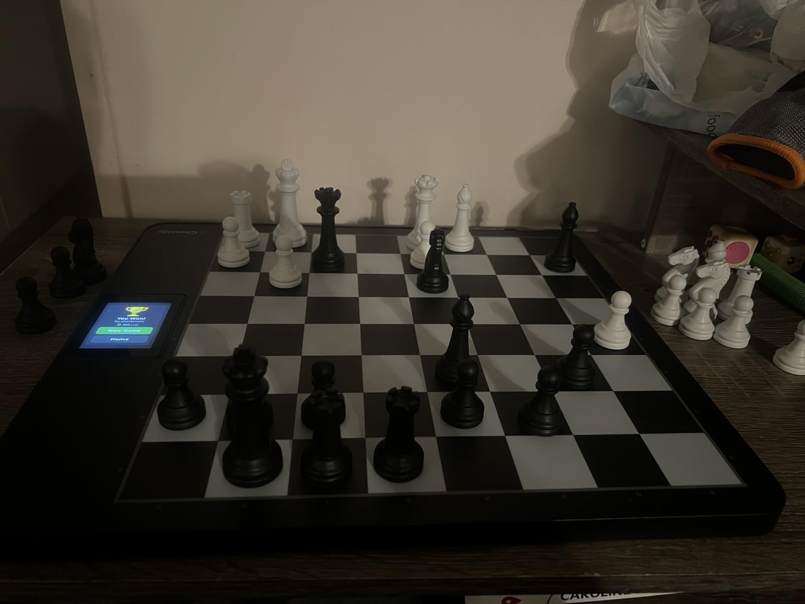 ChessUp 2 - Electronic Chess Board by Bryght Labs - Built-in WiFi, Chess Engine - Includes Chess Set TouchSense Pieces - Light Up Smart Chess Board - with AI, Lessons, Wireless Play & Companion App customer photo 1