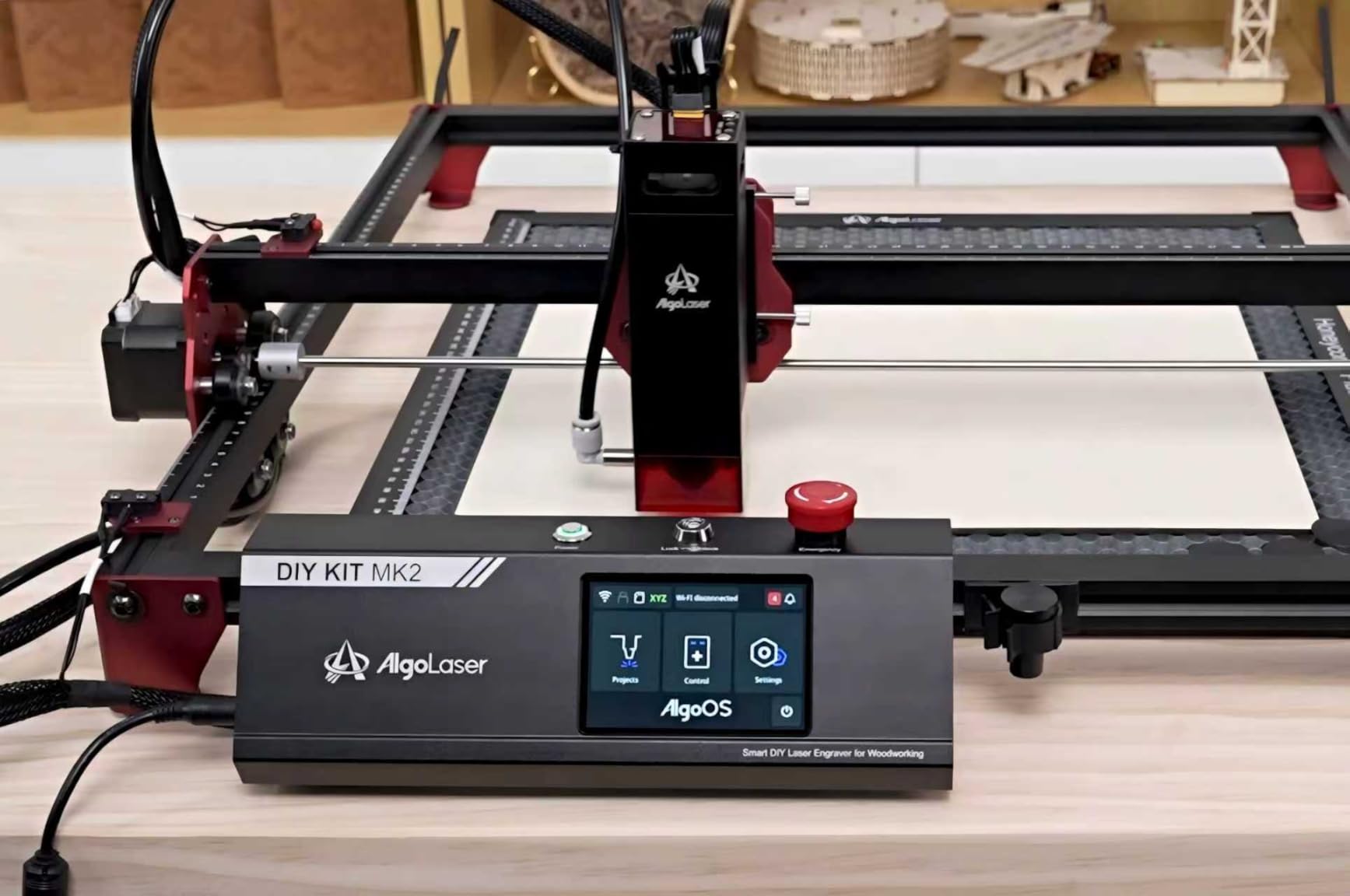 Algolaser 10W Laser Engraver and Cutter with Rotary Roller & Riser Kit customer photo 2